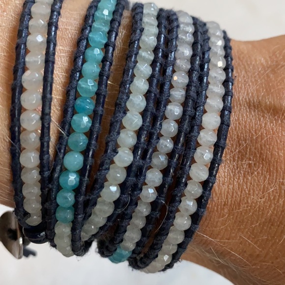 Chan Luu 5 wrap leather bracelet - Picture 3 of 4